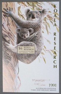Mayfairstamps Australia Koala Research Mint souvenir Sheet aaz_44607