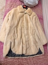 Visone Vera Pelliccia Bianca