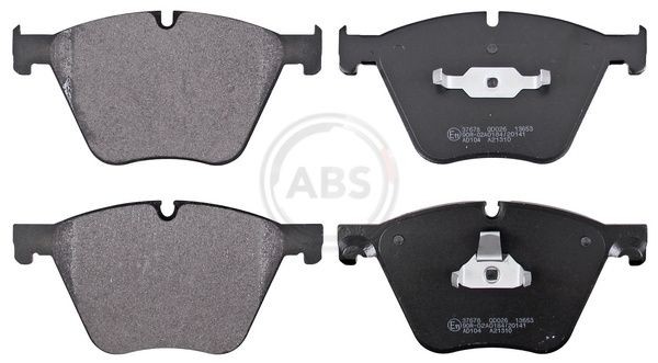 Fits A.B.S. 37678 Brake Pad Set, disc brake