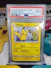 Pokémon TCG 2019 Pikachu SM162 TEAM UP BLISTER PROMO PSA 8