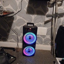 6000W Portable Bluetooth Speaker Sub Woofer Heavy Bass Sound System Party Mic UK