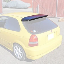 Fits 96-00 Honda Civic 3dr Hatch Spn-Style Rear Roof Spoiler Wing (ABS)