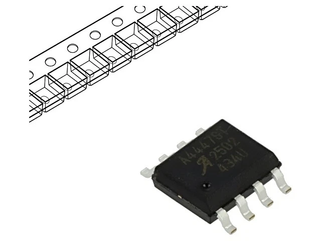 A4447SLJTR-T PMIC DC/DC Wandler UEing: 8-50VDC UAusg: 0,8-24VDC 2A SO8-EP ALLEGR - Bild 1 von 1