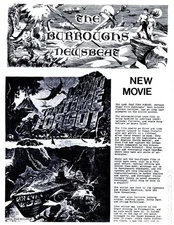 Burroughs Newsbeat Fanzine #36 VF 1975 Stock Image