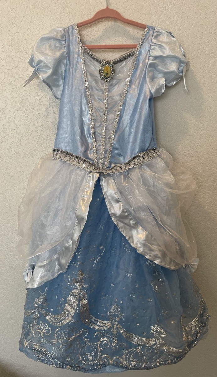 disney princess blue and white dress Disney Princess Juniors' Floral Ruffle Midi Dress, Teens, Size: XS, Multi Blue, X Small