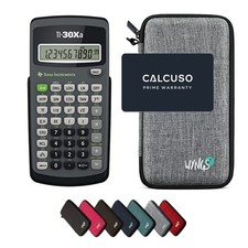 TI-30Xa Taschenrechner + Schutztasche Hellgra...