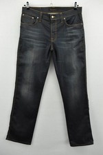 NUDIE JEANS Slim Jim Glacier Indigo Mens Denim Long Pants Cotton W36 L32