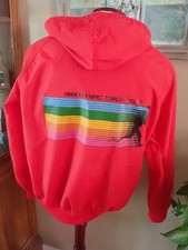 Vintage Levis 1984 LA Olympic Torch Relay Windbreaker Zip-Up Jacket L USA Made