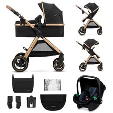 Kinderkraft ESME Trio passeggino neonati 3 in 1 fino 26 kg, con Ovetto I-SIZE 40