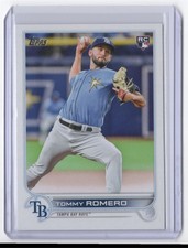 -2022 Topps Update Tommy Romero Rookie Tampa Bay Rays #US76