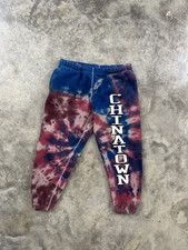 Chinatown Market Vertical Logo Tie Dye Sweatpants Sz. Large