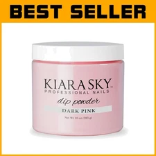 Luxury 10 oz Dark Pink Nail Dip Powder - Long-Lasting & Strengthening Formula
