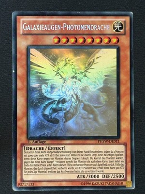 Galaxieaugen-Photonendrache PHSW-DE011 Ghost Rare Deutsch VG Yugioh