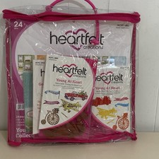Heartfelt Creations YOUNG AT HEART Collection Stamps Dies Card Kit Paper Case