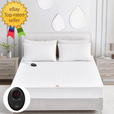 Electric Heated Mattress Pad Twin XL Size 39" X 80" Bed Warmer  9 Heat Settin