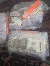 3x Sugar 'n Cream Cotton Yarn Lot of 3 Garden Party NEW 4Ply 2 Ounce