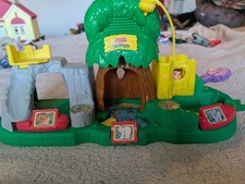 Fisher Price Little People Zoo Animals Jungle Playset w/ Sounds TESTED WORKS