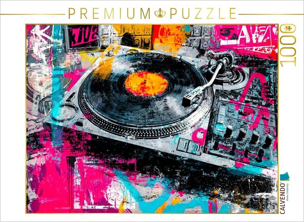 Calvendo Puzzle Neon Awakening | 1000 Pieces, Finished Size 25.2 × 18.9 In (64 ×-image