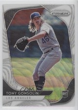 2020 Panini Prizm White Wave Prizm Tony Gonsolin #27 Rookie RC 1u6