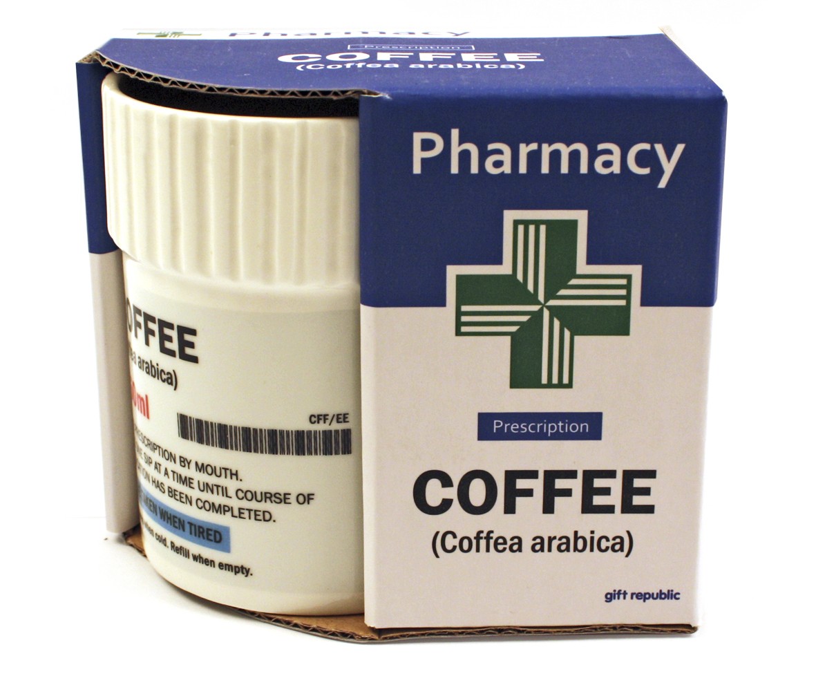 Gift Republic Coffee Pill Pot Mug Tea Coffee Cup Gift Box Novelty Gift Idea - Image 2