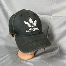 Adidas Originals Trefoil Hat Black Adjustable Strapback Cap Adult