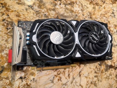 MSI Radeon Armor RX 580 4GB GDDR5 Graphics Card (RX 580 ARMOR 4G OC)