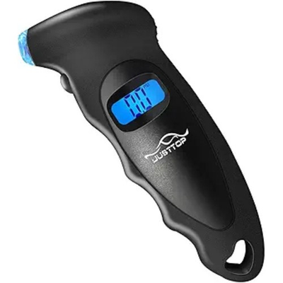 #ad Digital Tire Pressure Gauge 150PSI 4 Setting for CarsTrucks and BicyclesBlack $11.99