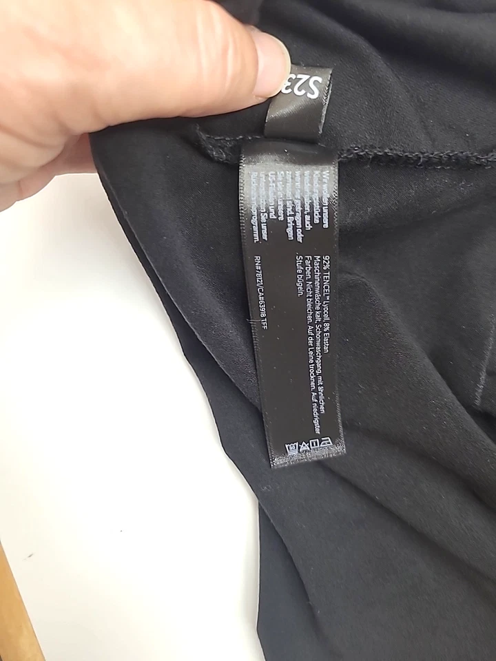 Vestido Swing Eileen Fisher XXL Preto Regata Comprimento Médio - Imagem 4 de 4