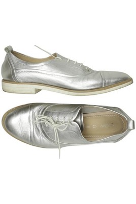 Cox Halbschuh Damen Slipper feste Schuhe Gr. EU 36 Silber #66317xq