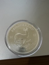South African Mint 2017 Krugerrand 1 oz Silver Bullion Coin Uncertified