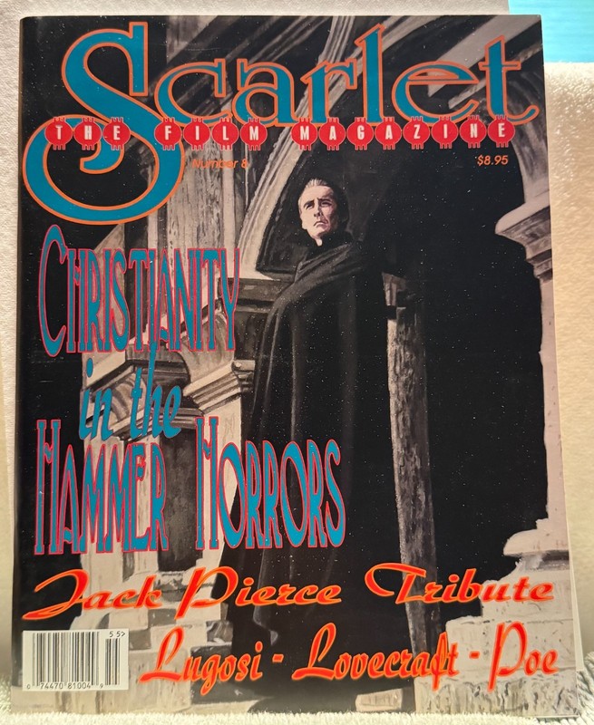 Scarlet The Film Magazine #8 NM HIGH GRADE original Fall 2011  - Famous Monsters