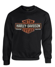 Harley-Davidson Felpa da uomo con logo Bar & Shield