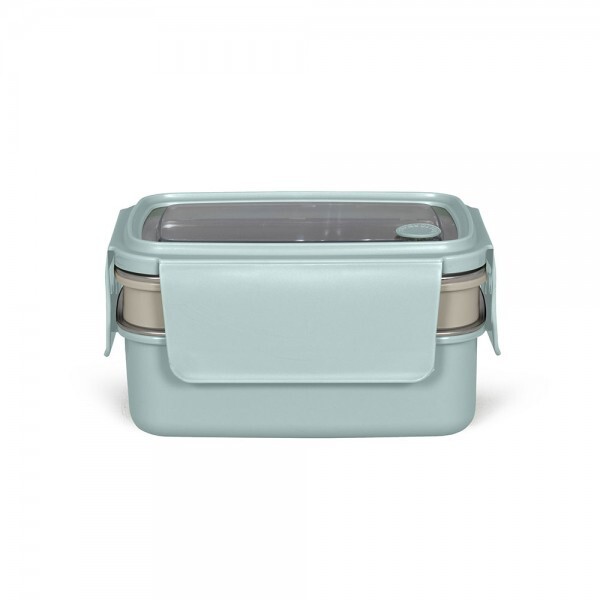 Lunch box double étage isotherme boîte repas hermétique bento inox Livoo MEN406V