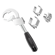 Universal Adjustable Sink Wrench 27-80mm Opening 3 Chucks For Plumbing Repair