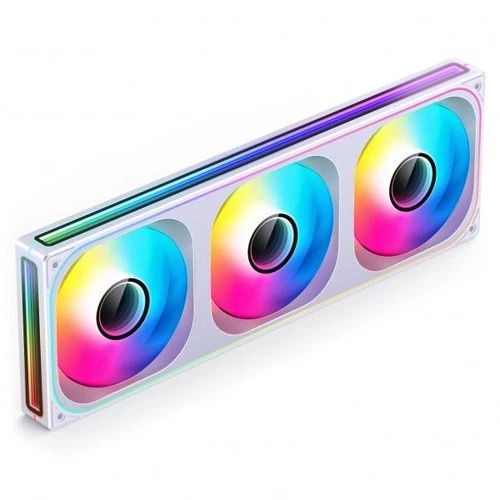 Jonsbo ZB-360 fan, reverse blade, PWM, ARGB - 360mm, white