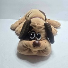 Vintage Pound Puppies Plush Dog Tan Brown Spots 17 Inch Stuffed Animal Toy