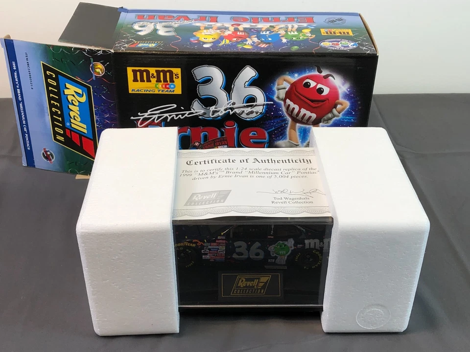 REVELL Precision 1:24 Diecast Car #36 ERNIE IRVAN M&M's Farewell Salute NASCAR - Image 2 of 4