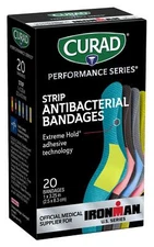 Performance Series Ironman Antibacterial Bandages Extreme Hold Adhesive Techn...