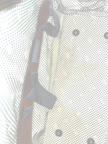 Ricardo Beverly Hills Essentials Organizer Gray Wool With Leather Accents - Picture 10 of 10