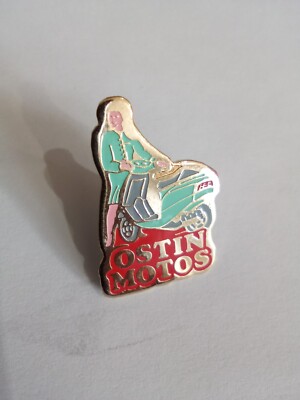 Pin's Ostin Motorrad, Moped, Mofa Roller, Verkauf Teil Bruay La...