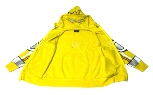 Universal Studios Transformers Bumblebee Youth Full-Zip Hoodie - Yellow, Size S - Picture 13 of 16