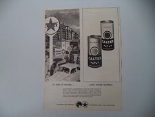 advertising Pubblicità 1963 CALTEX OLIO OIL e VOLKSWAGEN MAGGIOLINO BEETLE