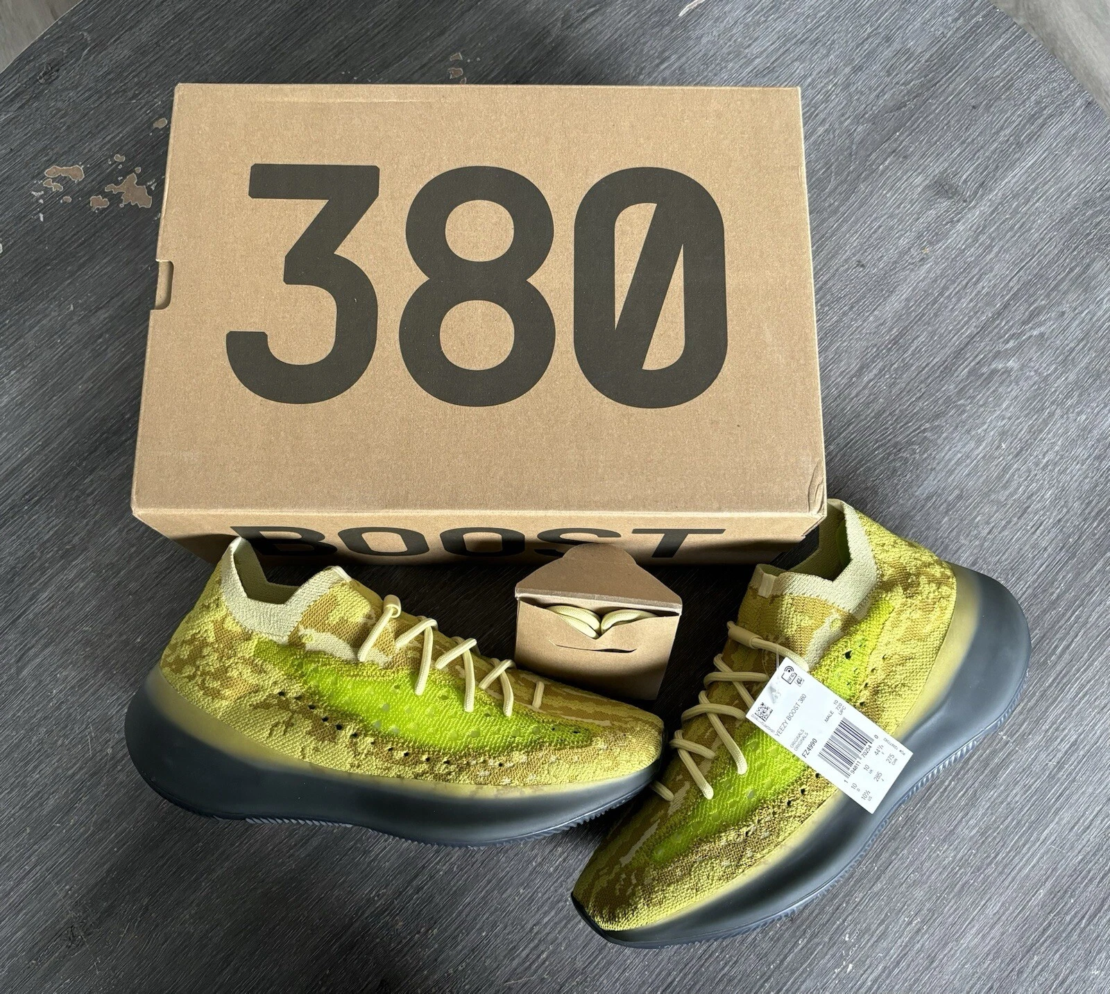 Taglia 10 5 Adidas Yeezy Boost 380 Hylte