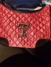 TEXAS TECH RED RAIDERS -NCAA Quilted Hobo Pink Purse by ProFanity Little Earth