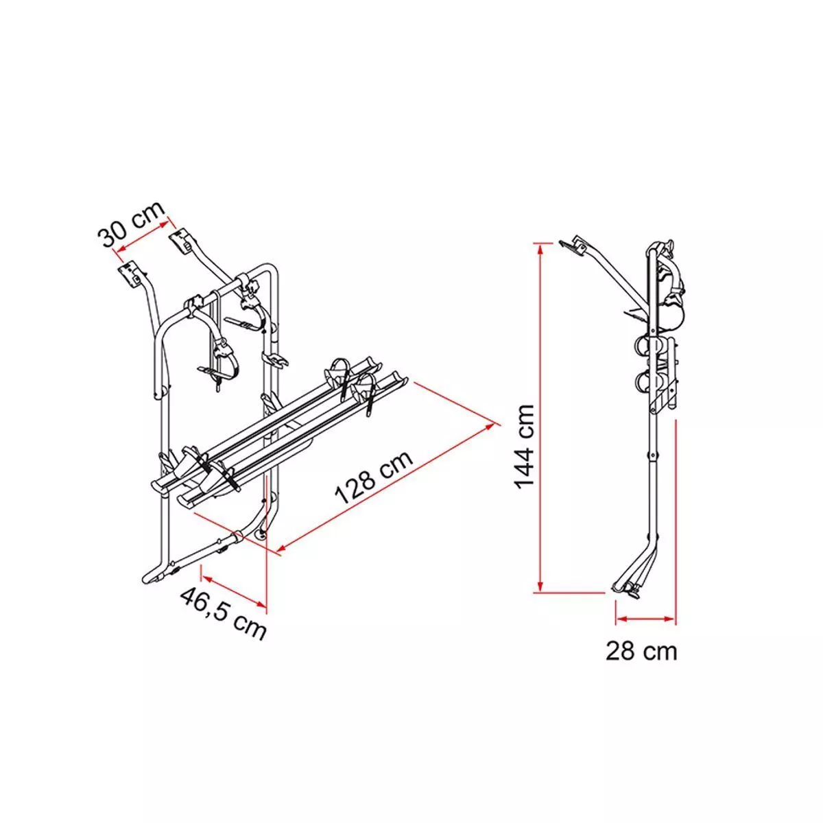 Fiamma vw sales t5 bike rack