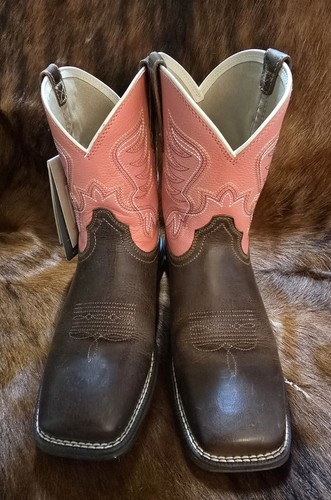 Ariat Boots Anthem Shorty Myra Honey Bee Cosmic Coral - Picture 3 of 8