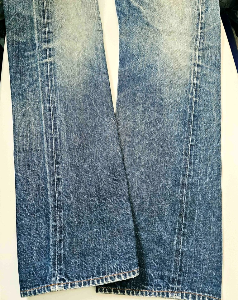 LO ÚLTIMO DE COLECCIÓN EE. UU. Hombres Caña de Azúcar 1966 Borde Botón 6 Jeans Denim 30 x34 (Ajuste 27x30) Foto 4 de 4