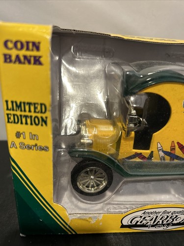 1998 Gearbox Limited Edition Coin Bank - 1912 Ford Crayola Truck - # 1 - Rare - Picture 4 of 7