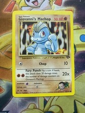Giovanni's Machop 72/132 Pokemon Gym Challenge Unlimited Non Holo NM on eBay