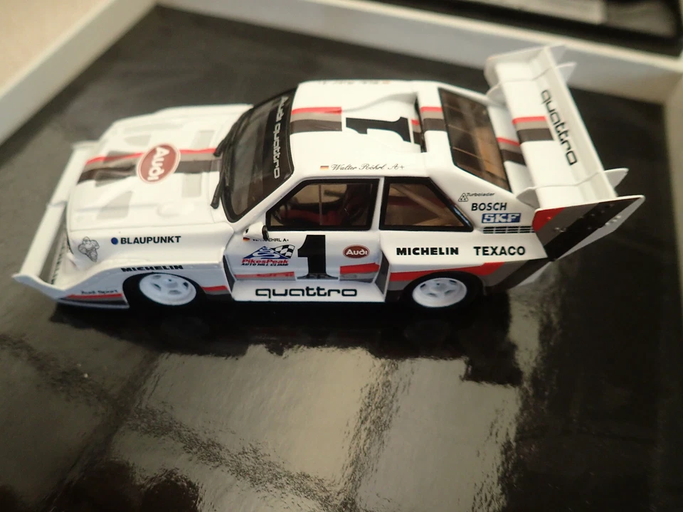 Edición limitada Minichamps 1:43 436 871201 Audi Sport Quattro S1 Pikes Peak sin mostrar Foto 3 de 4